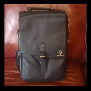 Ennoble Insulated Leather Wine Bag